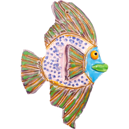 Ceramic Arts Handmade Clay Crafts Glazed Fish 7.5-inch by 5-inch made by Karissa Archer and Ashley Dorsett 4056