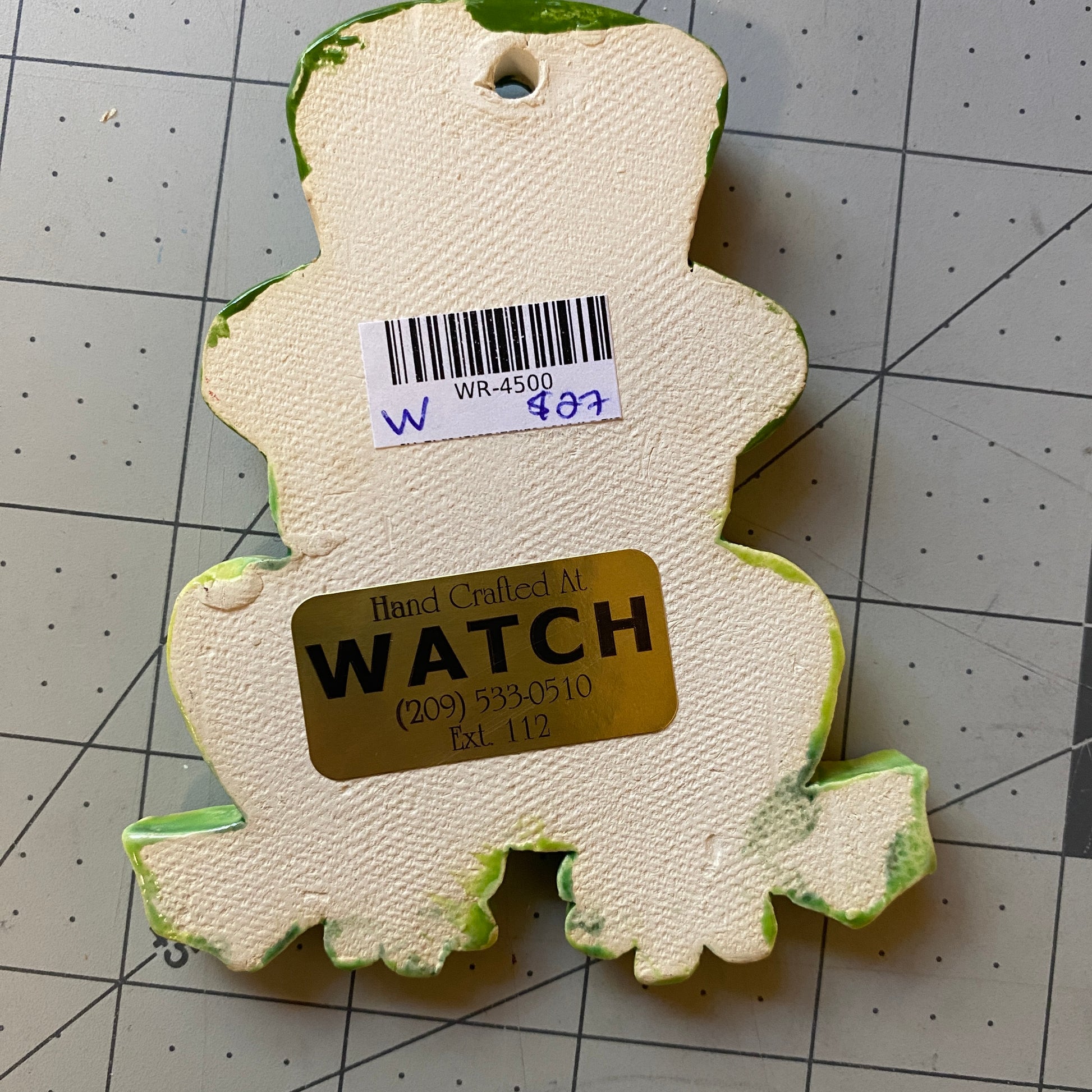 WATCH Resources Art Guild - Ceramic Arts Handmade Clay Crafts Glazed Frog 4-inch by 3.5-inch made by Anonymous 4500