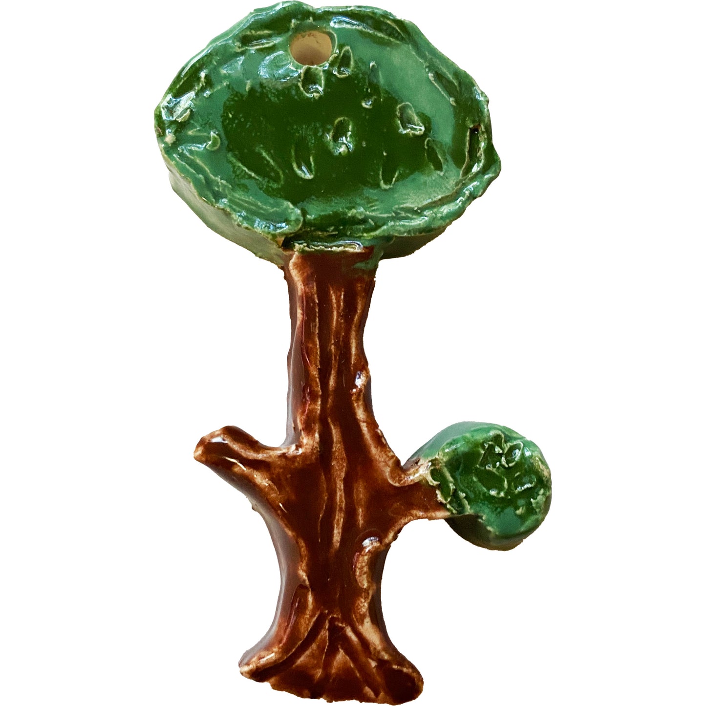 WATCH Resources Art Guild - Ceramic Arts Handmade Clay Crafts Glazed Tree 3-inch by 2-inch made by Anonymous 4165