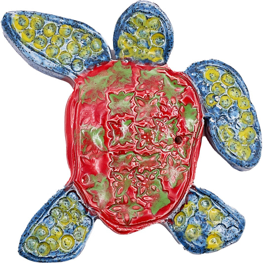 Ceramic Arts Handmade Clay Crafts Turtle Glazed 5-inch by 5-inch made by Brandi Casner