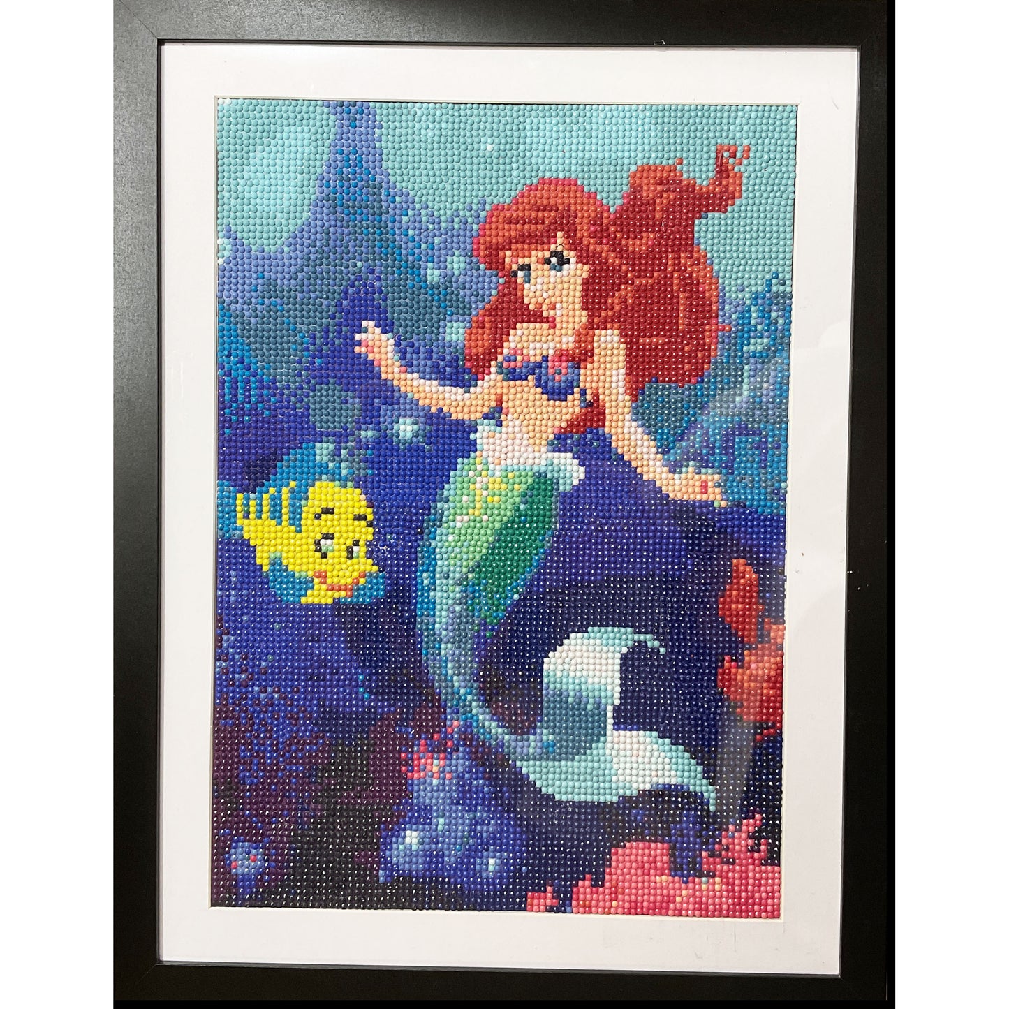 WATCH Resources Art Guild - Diamond Dot Art - Framed Canvas - Handmade Crafts - 17 x 13 Character by Daniella Messamore and Monty Chu 4544