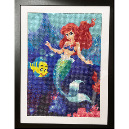 WATCH Resources Art Guild - Diamond Dot Art - Framed Canvas - Handmade Crafts - 17 x 13 Character by Daniella Messamore and Monty Chu 4544