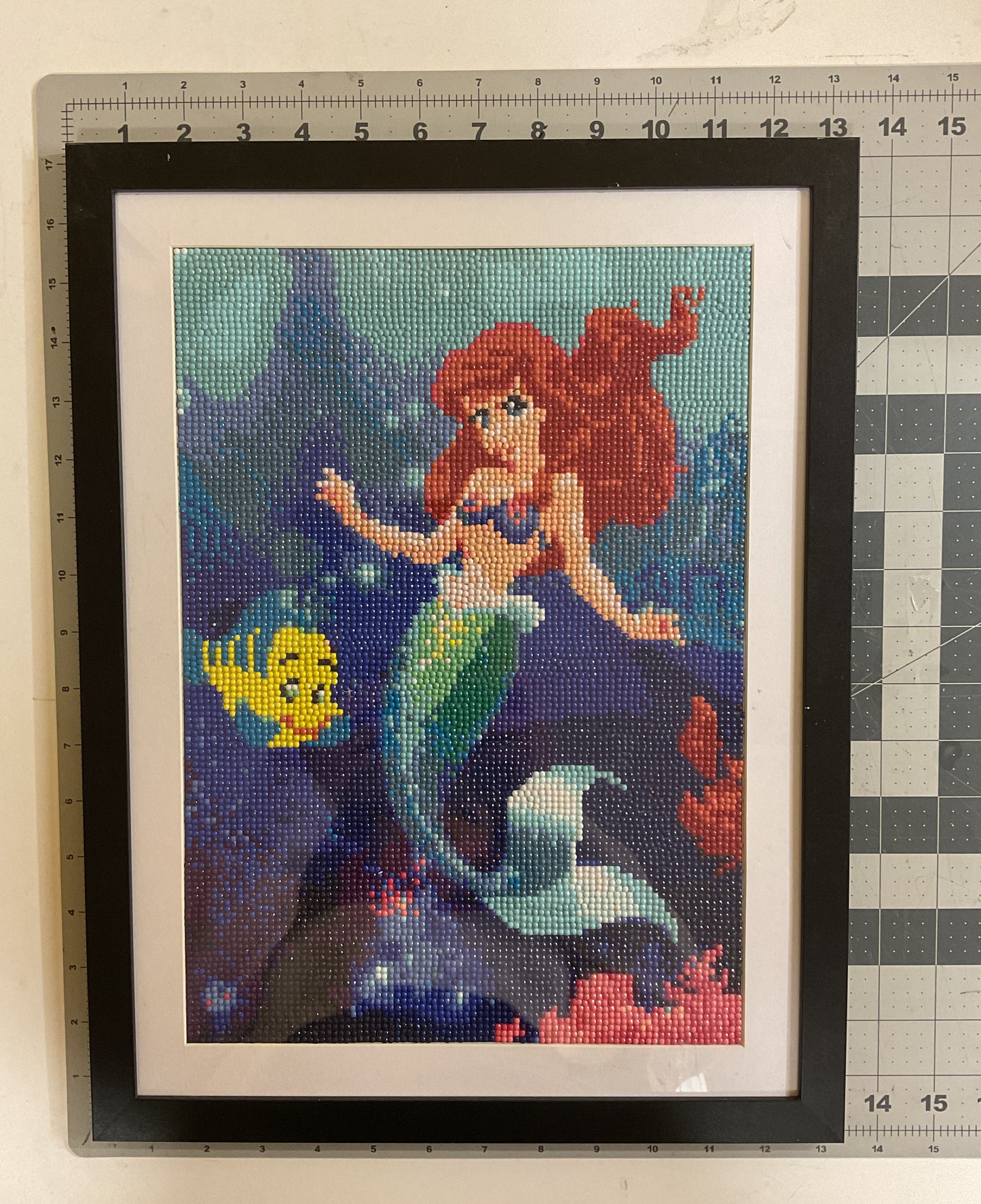 WATCH Resources Art Guild - Diamond Dot Art - Framed Canvas - Handmade Crafts - 17 x 13 Character by Daniella Messamore and Monty Chu 4544
