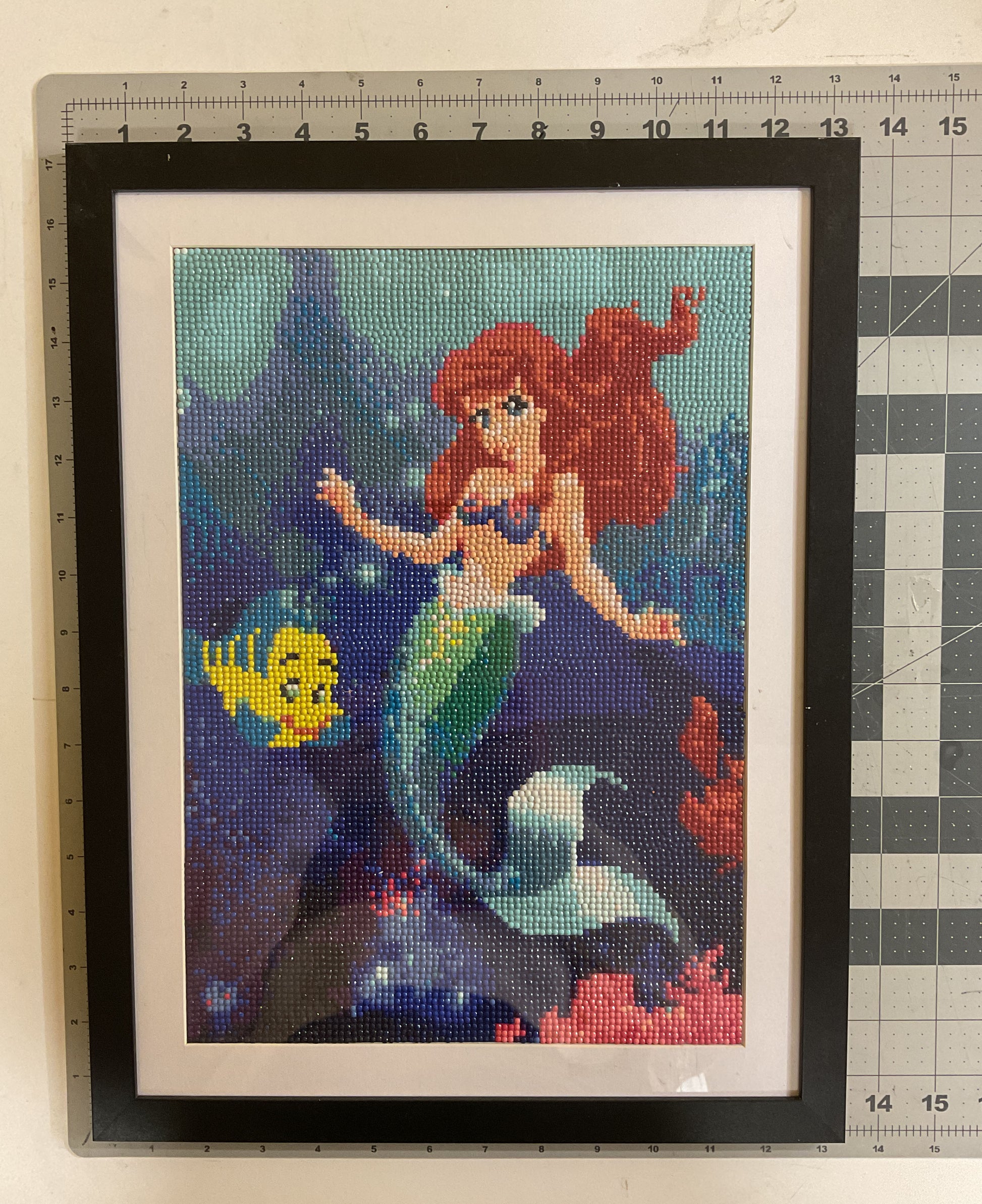 WATCH Resources Art Guild - Diamond Dot Art - Framed Canvas - Handmade Crafts - 17 x 13 Character by Daniella Messamore and Monty Chu 4544