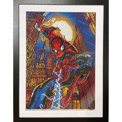 WATCH Resources Art Guild - Diamond Dot Art - Framed Canvas - Handmade Crafts - 17 x 13 Character by Monty Chu 4542