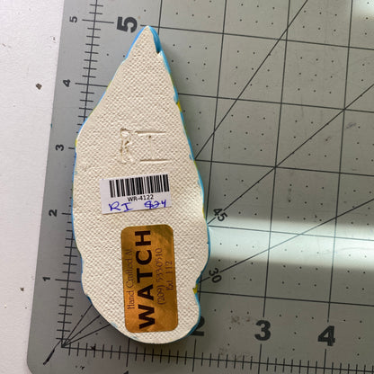 Ceramic Arts Handmade Clay Crafts 5-inch x 2-inch Glazed Shell by Ryan Imhoff 4122