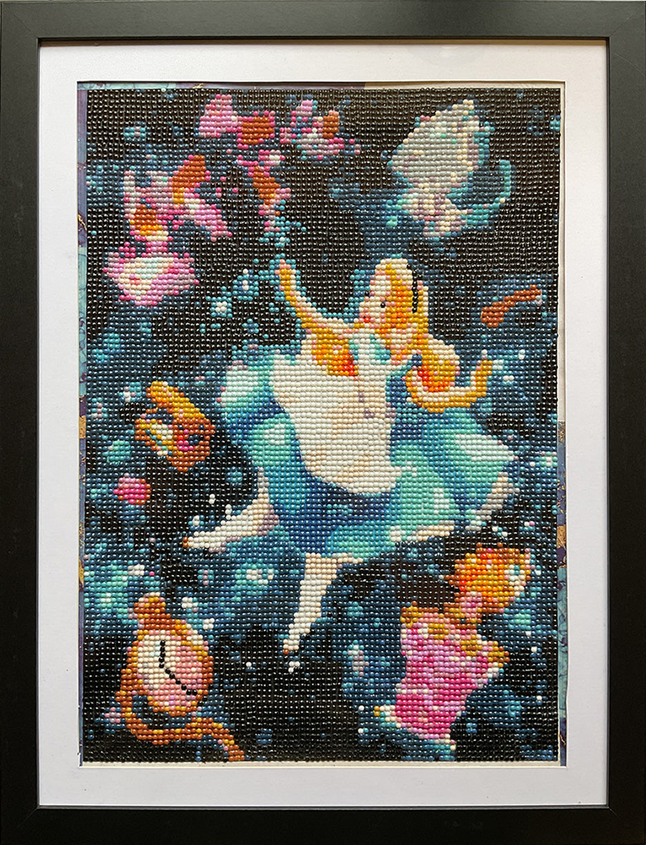 Diamond Dot Art - Framed Canvas - Handmade Crafts - 13 x 17 Alice by Morgan Fox