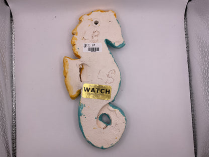 Handmade Ceramic Arts: Glazed Seahorse 7.5-inch x 3.5-inch by Loreen Bartschi