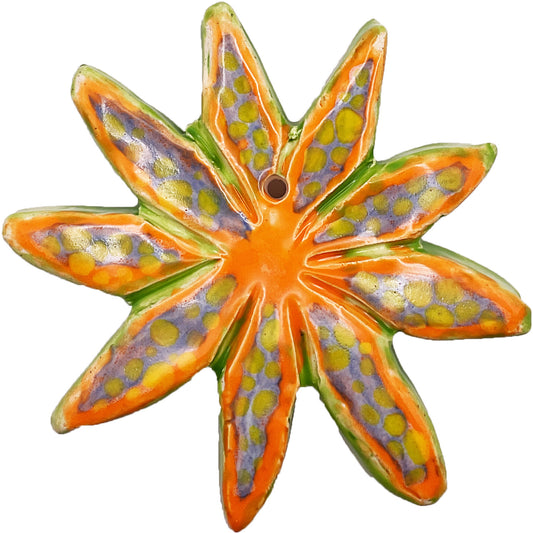 WATCH Resources Art Guild - Handmade Ceramic Ornament 4"x4" by Lisa Uptain and Anonymous 4738