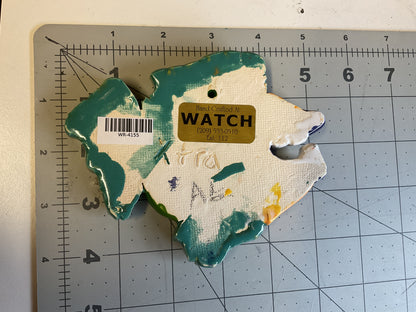 Ceramic Arts Handmade Clay Crafts Glazed Fish 5-inch by 4-inch made by Audrey Love and Anonymous 4155