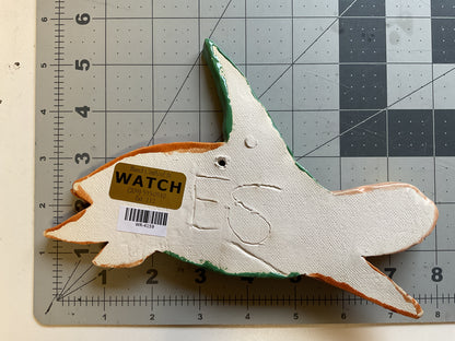 Ceramic Arts Handmade Clay Crafts Glazed Turtle 8-inch by 5-inch made by Eric Stacy 4159