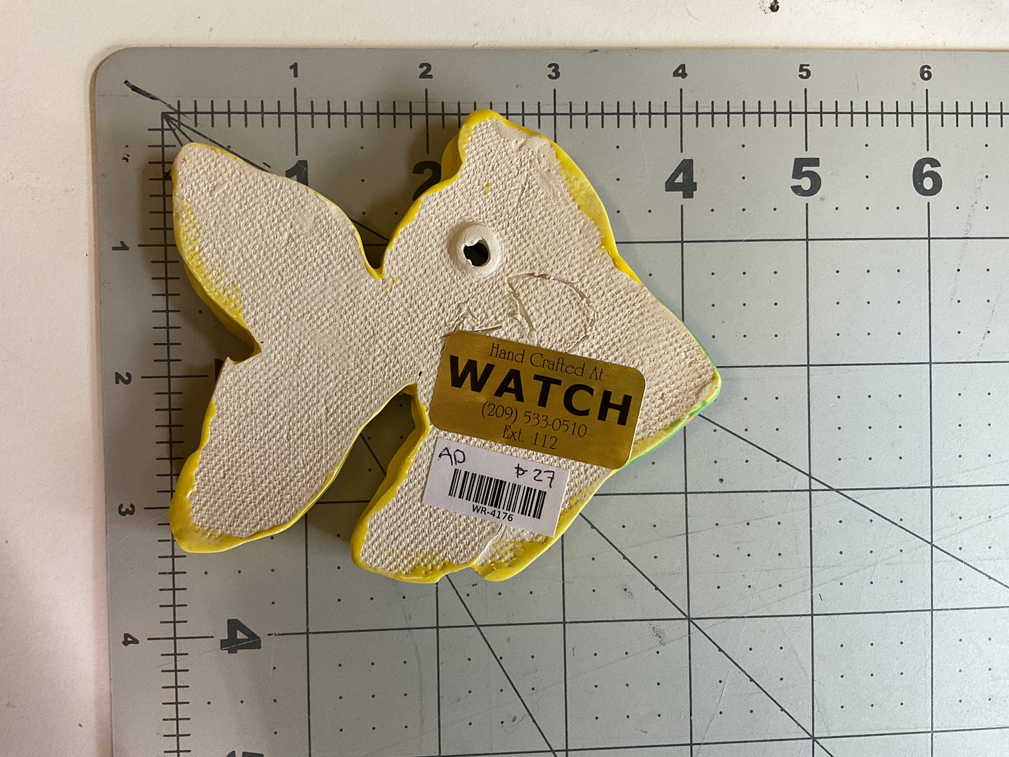 Ceramic Arts Handmade Clay Crafts Glazed Turtle 4.5-inch by 3.5-inch made by Ashley Dorsett 4176