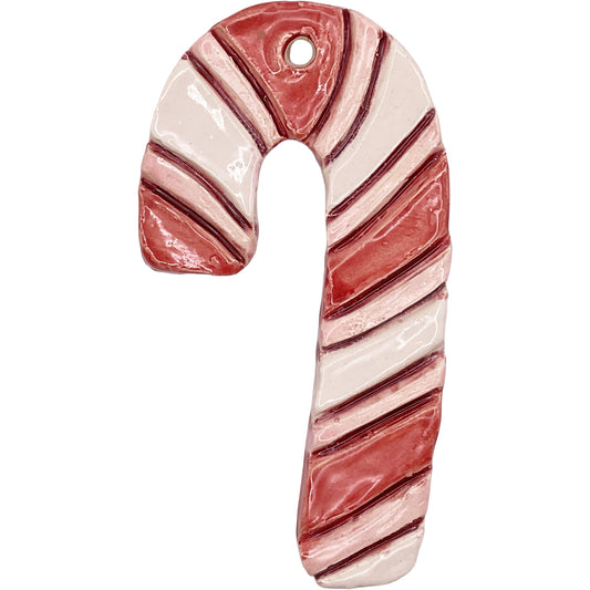 Handmade Ceramic Christmas Ornament 2.5"x4.5" by Anonymous 4220