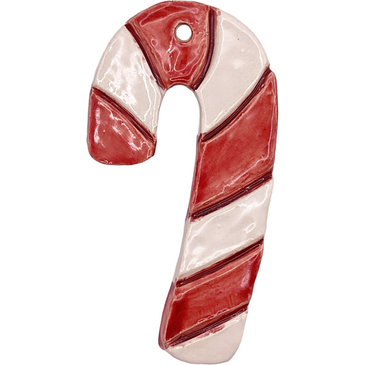 Handmade Ceramic Christmas Ornament 2.5"x4.5" by Anonymous 4221