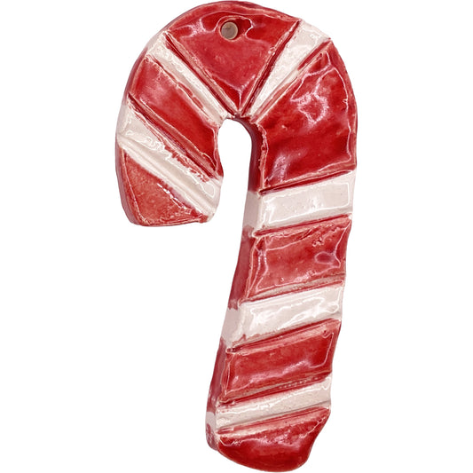 Handmade Ceramic Christmas Ornament 2.5"x4.5" by Eric Stacy 4222