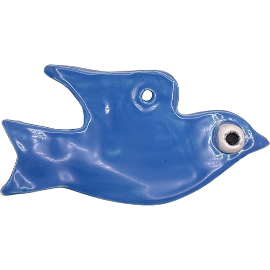 Handmade Ceramic Christmas Ornament 3"x4" by Monty Chu 4245