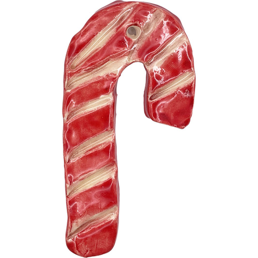 Handmade Ceramic Christmas Ornament 2.5"x4.5" by Loreen Bartschi 4258