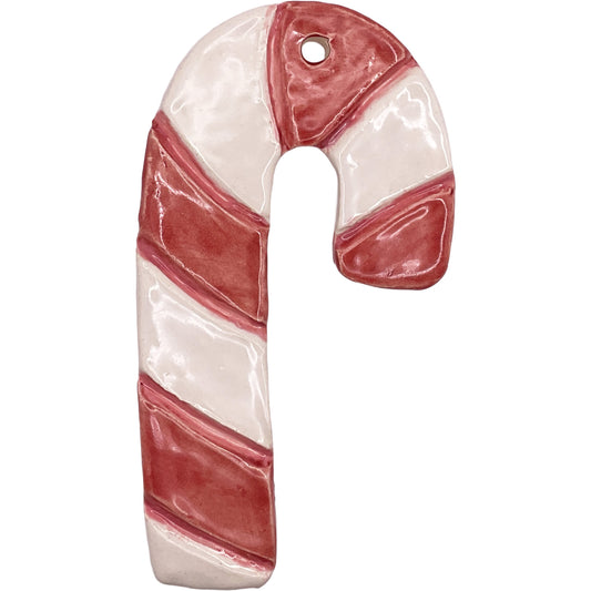 Handmade Ceramic Christmas Ornament 2.5"x4.5" by Anonymous 4262