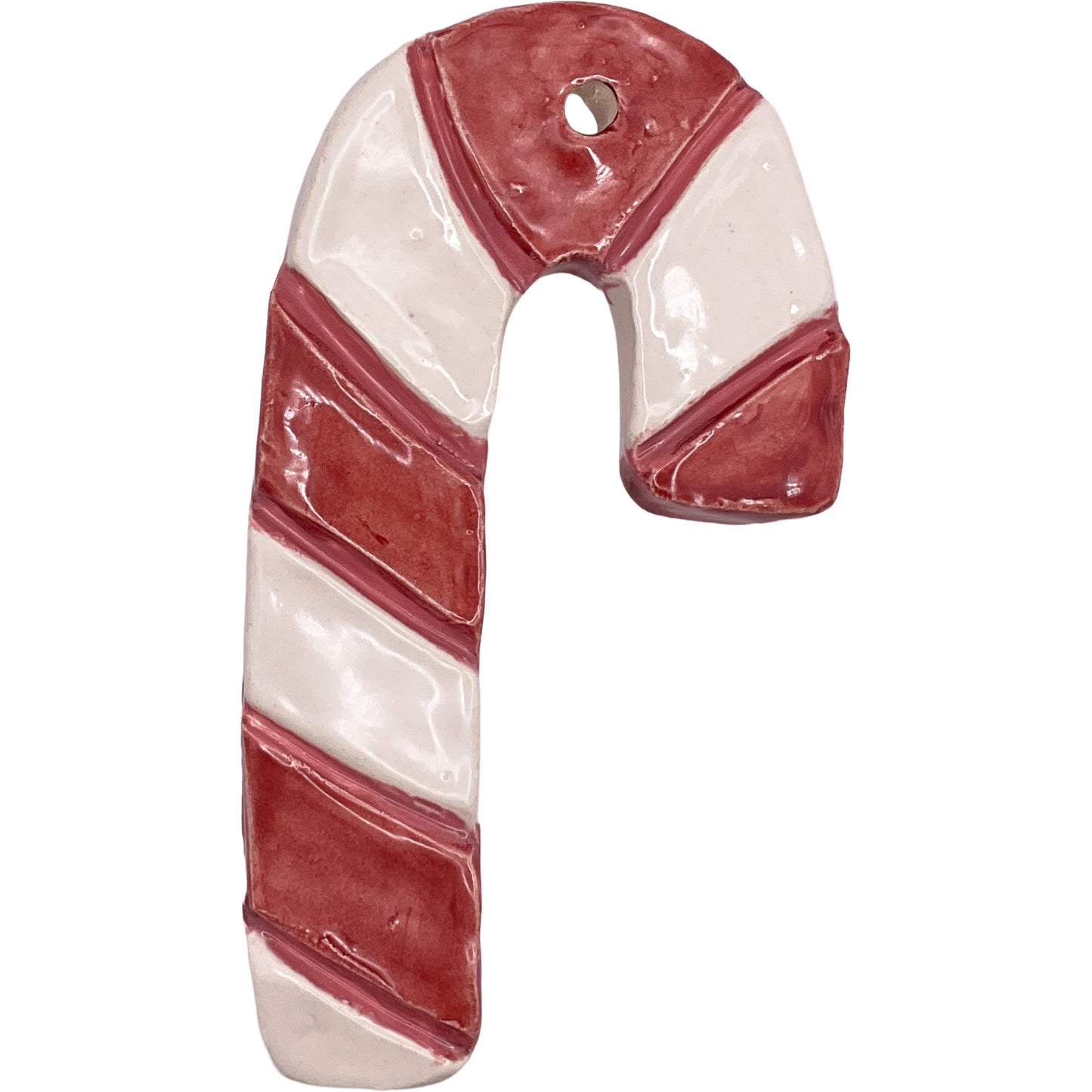 Handmade Ceramic Christmas Ornament 2.5"x4.5" by Anonymous 4263