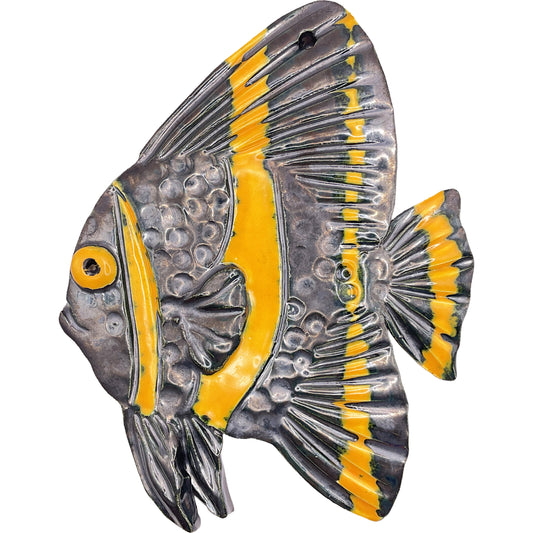 WATCH Resources Art Guild - Handmade Ceramic Arts: Glazed Fish 7-inch x 5-inch by Lisa Uptain 4294