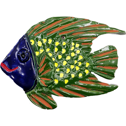 WATCH Resources Art Guild - Ceramic Arts Handmade Clay Crafts Glazed Fish 4.5-inch by 6-inch made by Lisa Uptain and Andy Crowe 4548