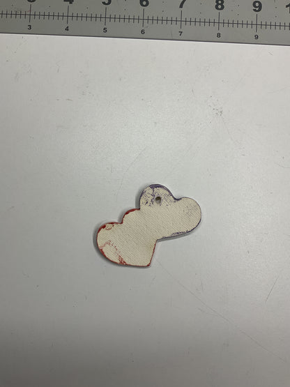 WATCH Resources Art Guild - Ceramic Arts Handmade Clay Crafts Glazed Hearts 2.5-inch by 1.5-inch made by Anonymous 4581