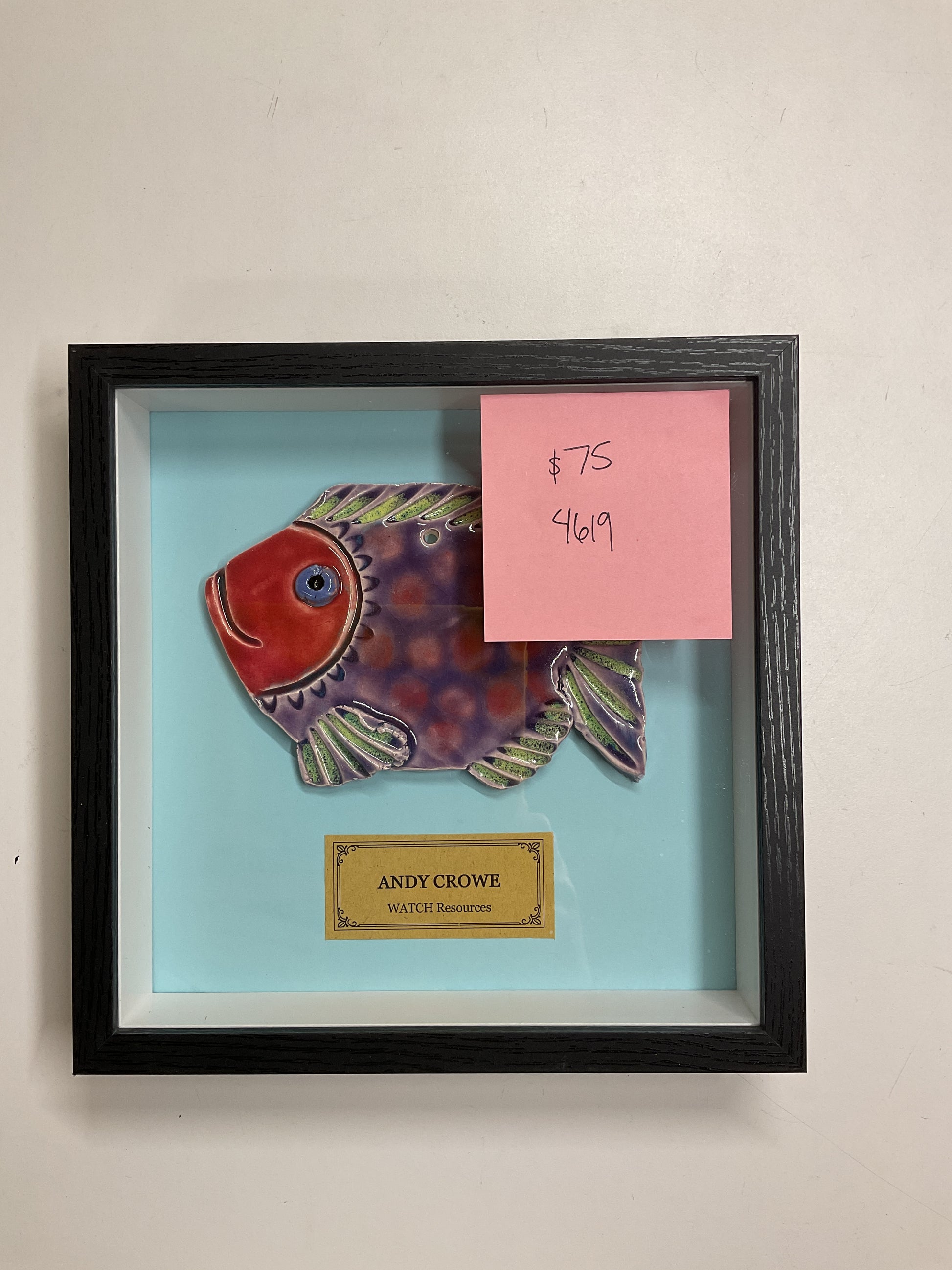 WATCH Resources Art Guild - Legacy Luncheon Shadow Box 8x8 - Andy Crowe and Anonymous 4619