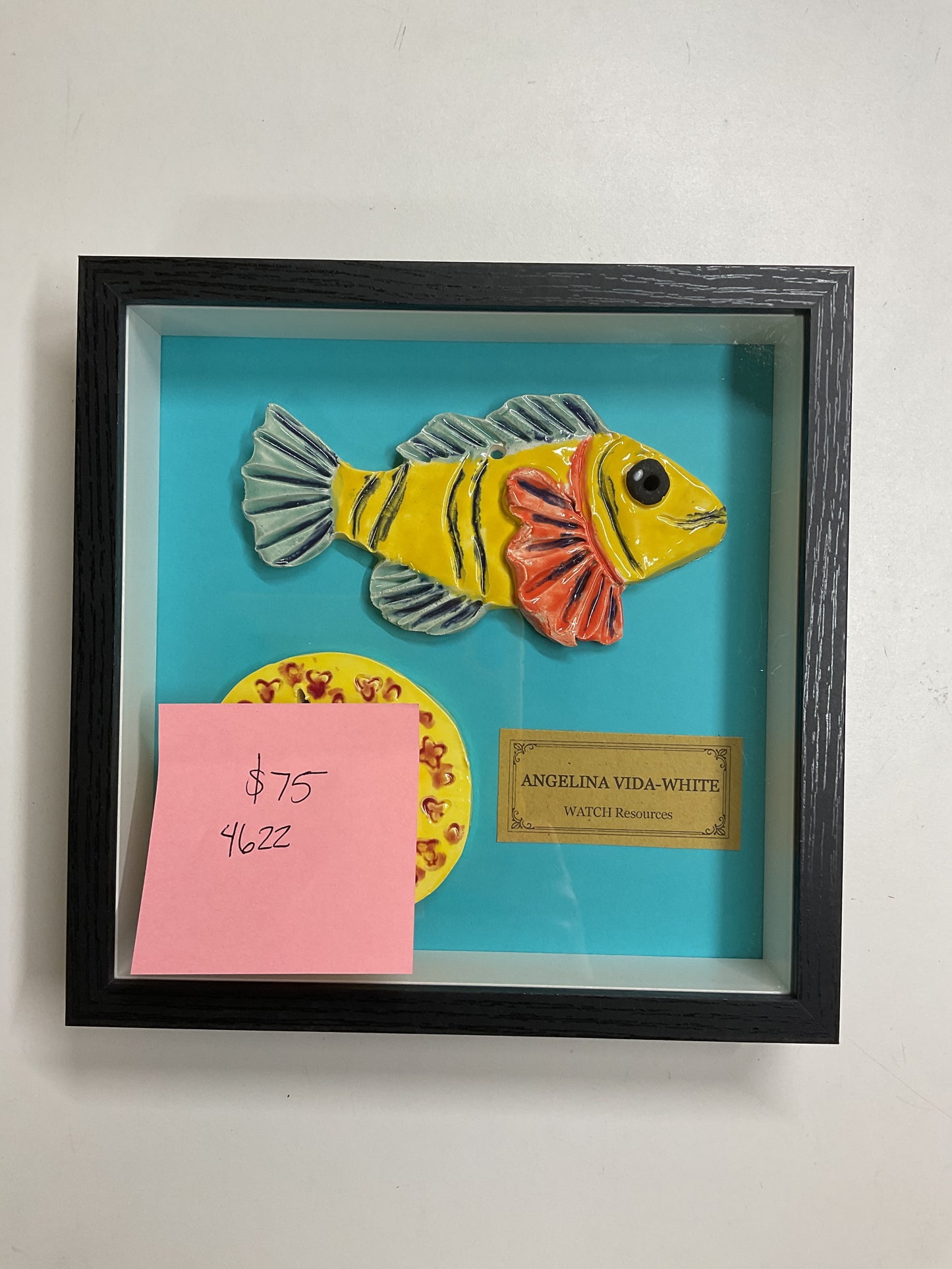 WATCH Resources Art Guild - Legacy Luncheon Shadow Box 8x8 - Angelina Vida-White and Anonymous 4622