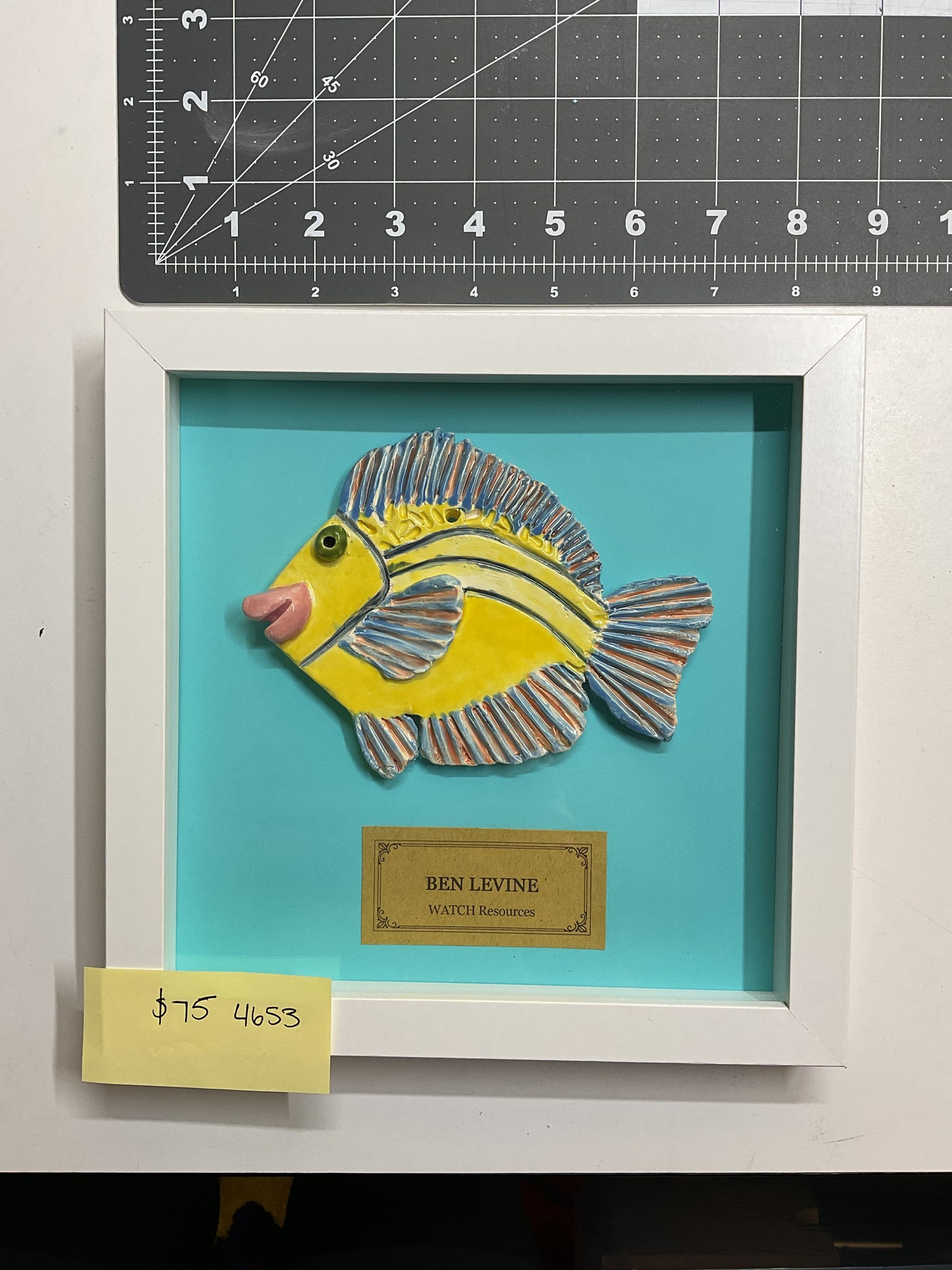 WATCH Resources Art Guild - Legacy Luncheon Shadow Box 8x8 - Ben Levine 4653