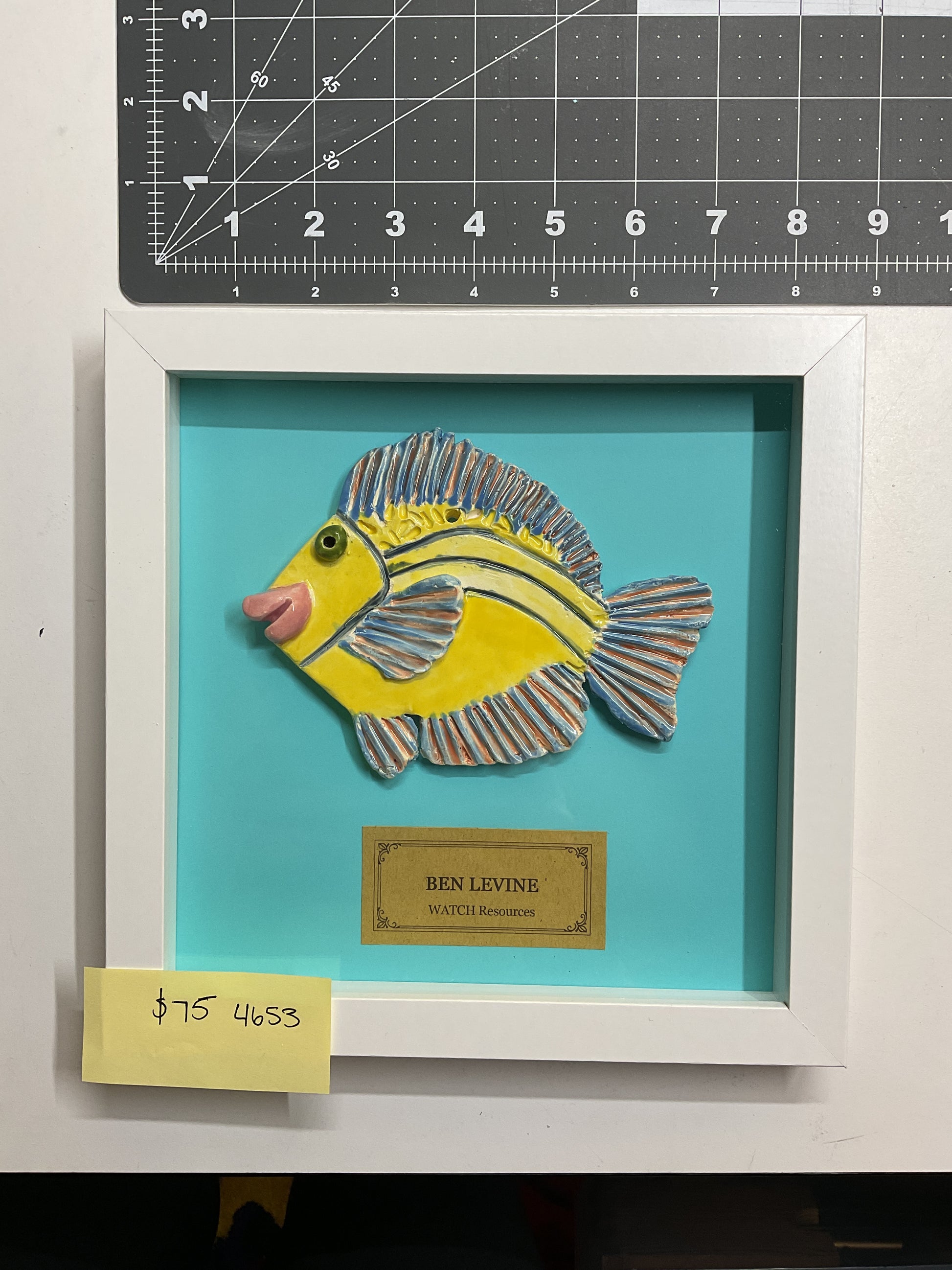 WATCH Resources Art Guild - Legacy Luncheon Shadow Box 8x8 - Ben Levine 4653