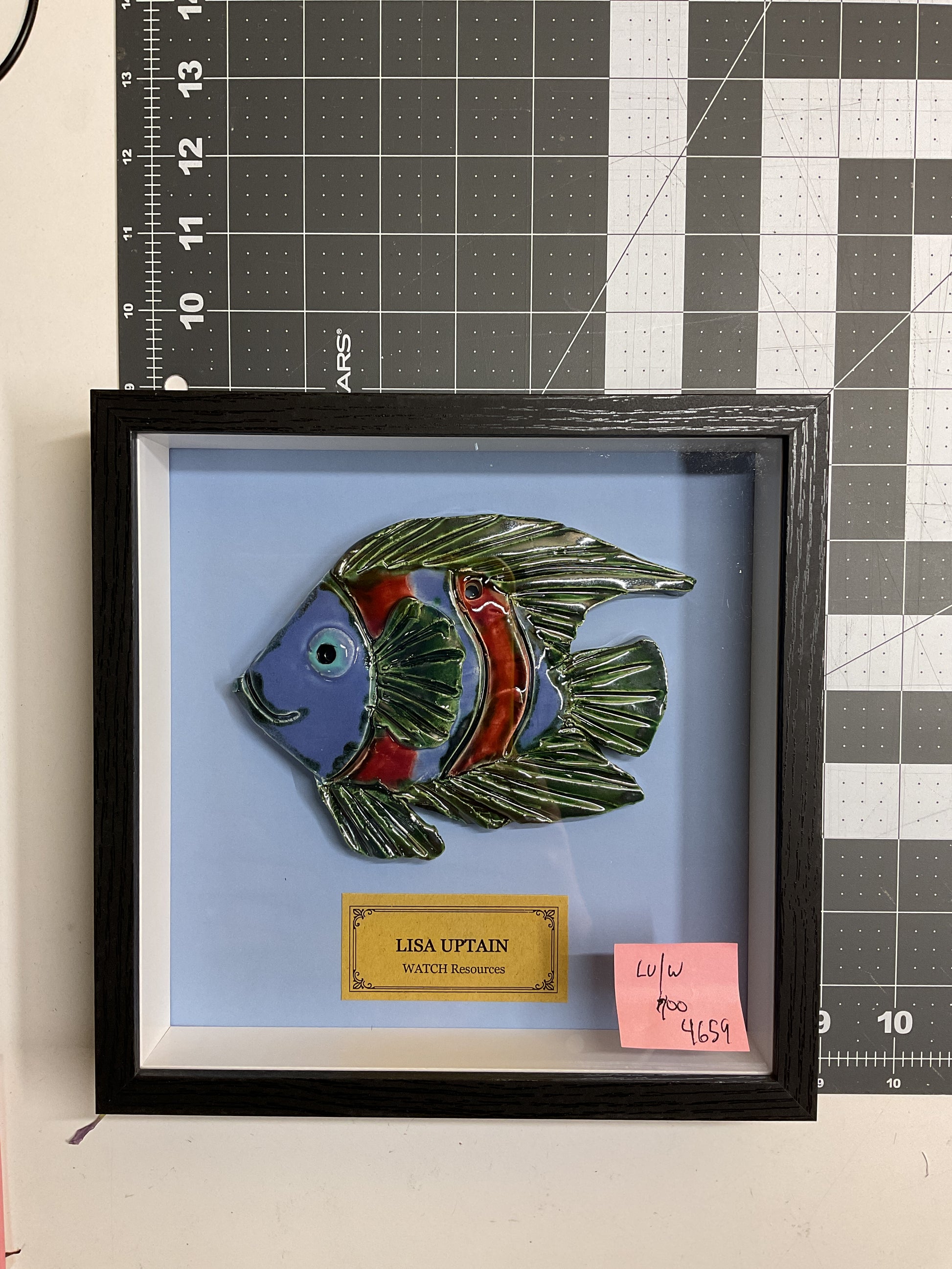 WATCH Resources Art Guild - Legacy Luncheon Shadow Box 8x8 - Lisa Uptain and Anonymous 4659