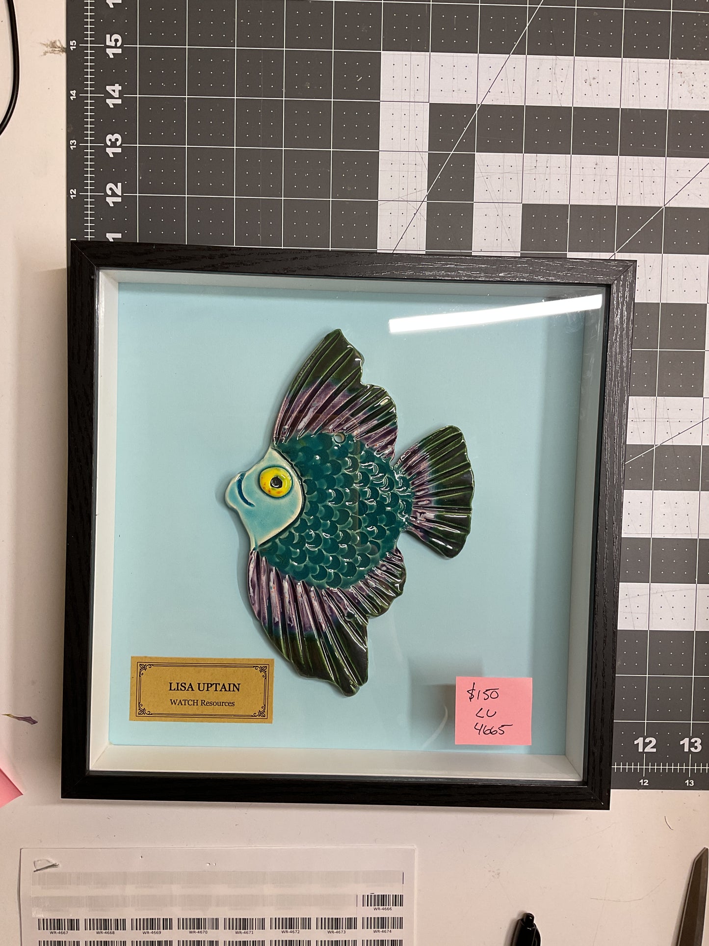 WATCH Resources Art Guild - Legacy Luncheon Shadow Box 10x10 - Lisa Uptain 4665
