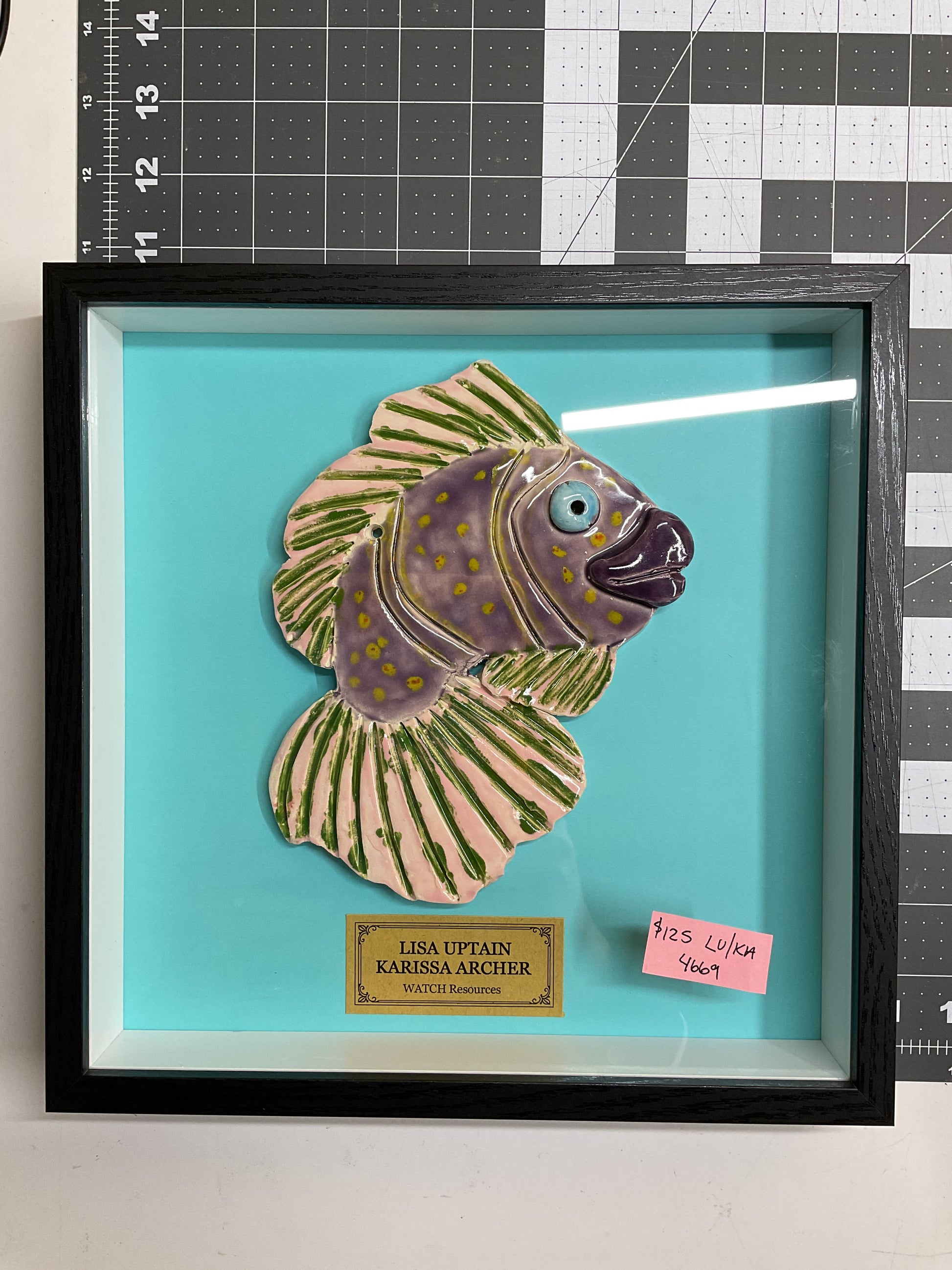 WATCH Resources Art Guild - Legacy Luncheon Shadow Box 10x10 - Lisa Uptain and Karissa Archer 4669
