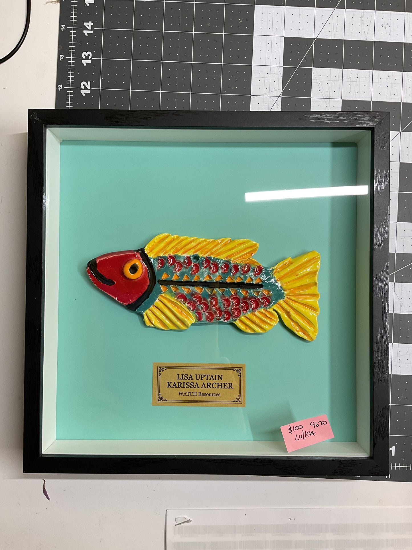 WATCH Resources Art Guild - Legacy Luncheon Shadow Box 10x10 - Lisa Uptain and Karissa Archer 4670
