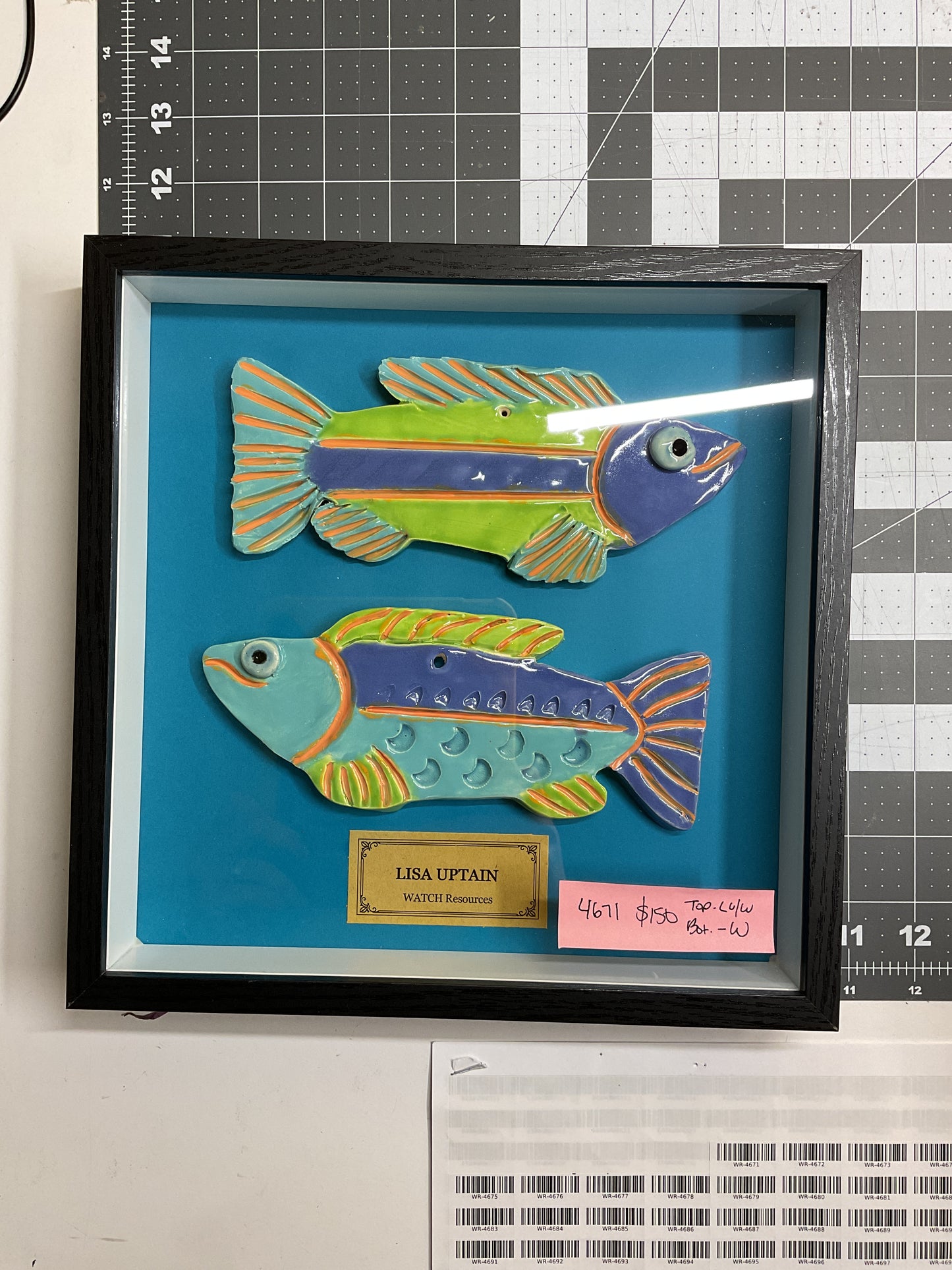 WATCH Resources Art Guild - Legacy Luncheon Shadow Box 10x10 - Lisa Uptain and Anonymous 4671