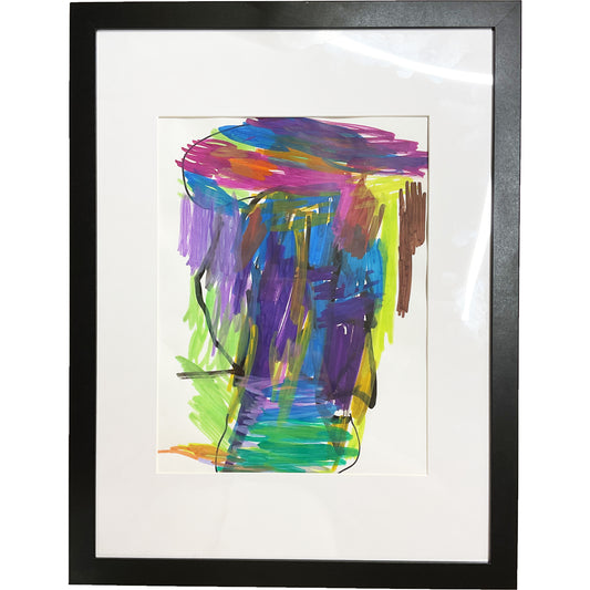 WATCH Resources Art Guild - Framed Colored Drawing, 13 x 17 Fine Art, by Jeffrey Kohler-Crowe 4686