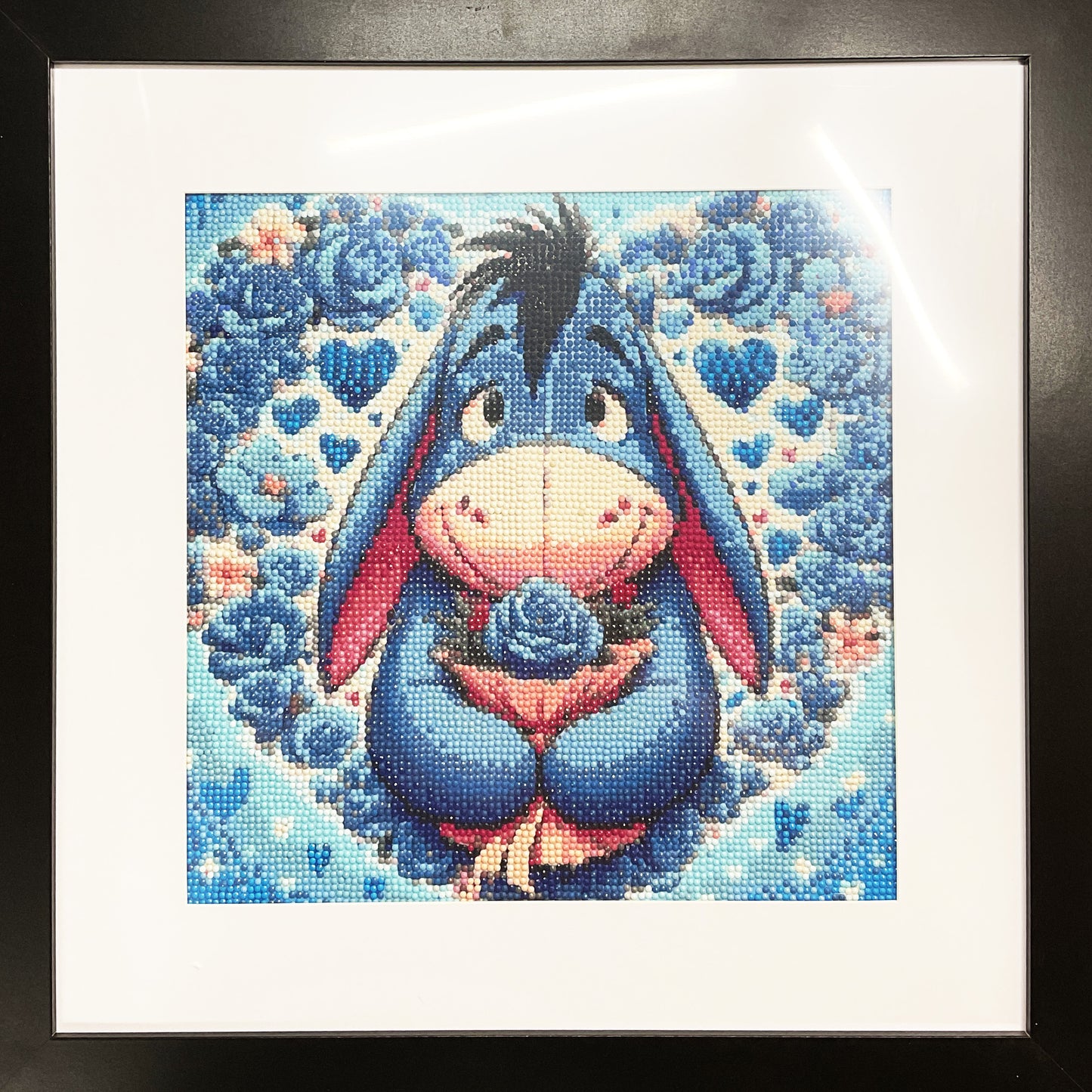 Diamond Dot Art - Framed Canvas - Handmade Crafts - 18x18 Character by Anonymous 4729