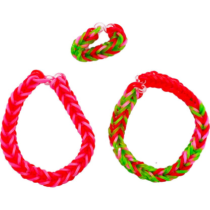 Stretch Looming Jewelry - (2) Bracelets and (1) Ring made by Daniella Messamore and Monty Chu - Random Mix
