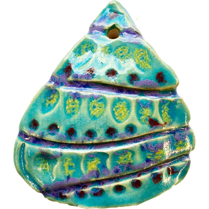 WATCH Resources Art Guild - Ceramic Arts Handmade Clay Crafts Fresh Fish 2.5-inch x 2.5-inch Glazed by Emily Knoles