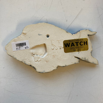 WATCH Resources Art Guild - Ceramic Arts Handmade Clay Crafts Fresh Fish 6-inch x 3-inch Glazed made by Ryan Imhoff
